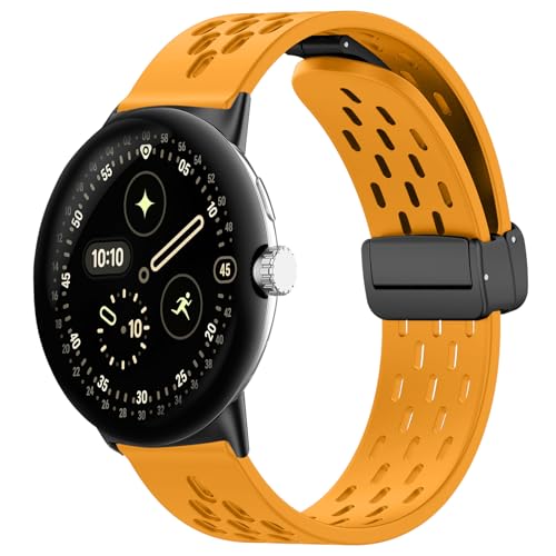 [SumNeol] �o���h Google Pixel Watch 4 45mm 2025/Google Pixel Watch 3 45mm �Ή� �����o���h �V���R���f�� ���C�o�b�N�� �}�O�l�b�g���o�b�N�� �ւ��x���g �X�|�[�c �ʋC�� �y�� �����x���g