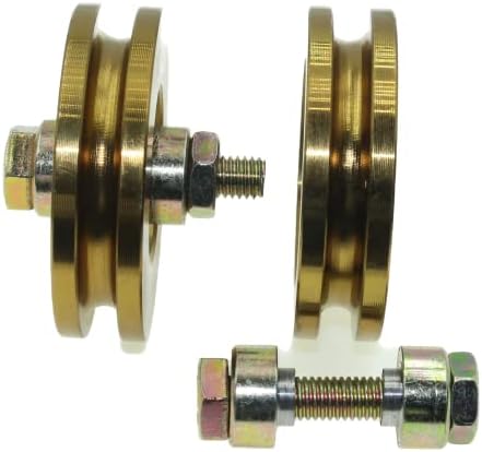 Lot De 4 Roues Nylon Usinées 50mm Diamètre - 30mm Large, Roulement 8mm, Fabriqué UE