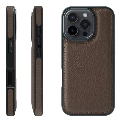 HANATORA for iPhone 16Pro �P�[�X �{�v �ϏՌ� �o���p�[�^ �X�}�z�P�[�X �X�}�z ���ʖ{�v �V�������N���U�[ �M�t�g �g�[�v WPG-16Pro-Taupe