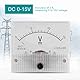 Stromvoltmeter, DC Analog 85C1 Strom Voltmeter Spannung, 2,5 Genauigkeit Voltag, Analog Voltmeter Panel für Experimente, Montage Analog Voltmeter Tester Panel (0-30V)(#4)