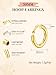FaithHeart 14K Gold Hoop Earrings for Women, 30mm Stainless Steel Gold Earrings Waterproof Gold Hoops Dainty Trendy Jewelry Gift for Women