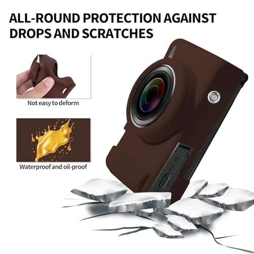 Funda para cámara Sony ZV-1 silicona marrón miniatura 2