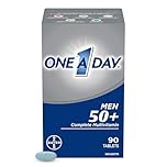 One A Day Multivitamin For Men 50 Plus - Daily Vitamins For Men With Vitamins A, B, C, D, E, Calcium, Selenium, Magnesium And Zinc To Support Immune, Bone, Heart And Eye Health, And Energy, 90 Tablets