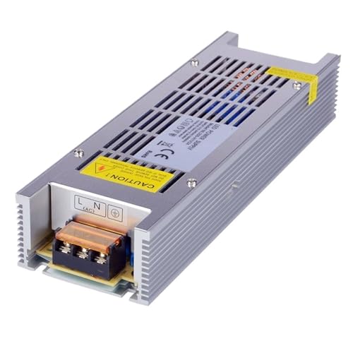Alimentation LED 24V 200W anti-sifflement, transformateur silencieux sans ventilateur 8A