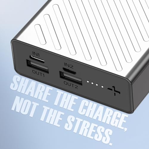 Image of Intex Core 20K Poly 20000mAh Power Bank with 12W | Dual USB Output, Type-C & Micro Input, LED Indicator, Multi-Layer Protection, Portable Charger for Smartphones & Tablets (Black)