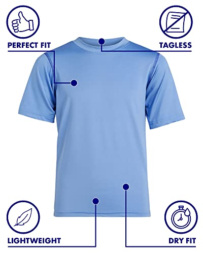 Black Bear Boys Youth Dry Fit T-Shirt - 2 Pack Active Athletic Performance Short Sleeve Shirts for Teens (Size: 4-18)4