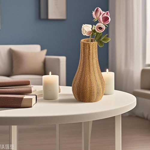 Vase rustique boho 25,5 cm pour décoration table de salon - 3