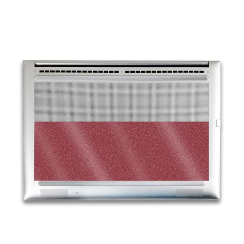 Image of Glossy Glitter Gaming Skin Compatible with HP Envy x360 16 inch (2023) - Solid Burgundy - Premium 3M Vinyl Protective Wrap Decal Cover - Easy to Apply | Crafted in The USA by MightySkins