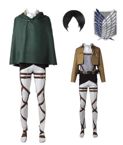 Disfraz de Levi de cómic para hombre ideal para eventos de cosplay