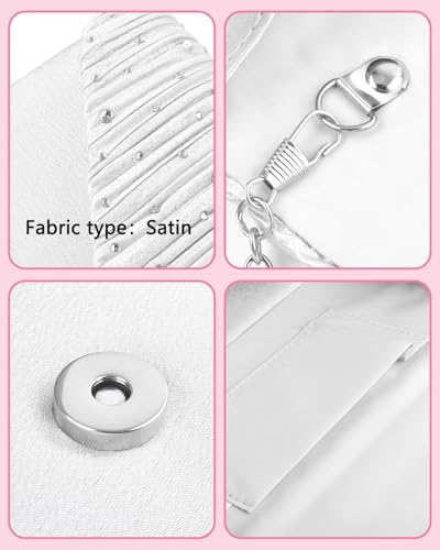 Image of TINDTOP Evening Clutch Purses for Women Handbags for Formal Wedding Party Cocktail Prom Crossbody Shoulder Envelope Bag | for Formal Wedding