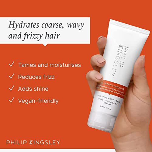 Philip Kingsley Re-Moisturizing Conditioner Hydrating and Nourishing for Curly, Frizzy, Wavy, Dry Hair, Hydrates, Tames, and Smooths, 75ml - Image 3
