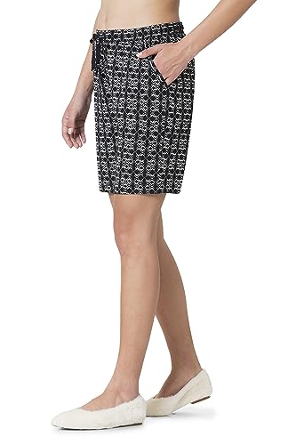 Image of Van Heusen Women's Lounge Allover Print Lounge Shorts - Modal Cotton - Functional Pocket, Superior Drape -Available in Pack of 1 & 2