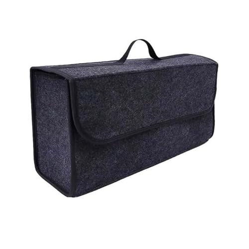 MaKeMoney Organizador de Maletero Coche para Benz A Class W177 2018-2026, Organizador de Maletero de Coche con Tapa Plegable Accesorios,A/Black