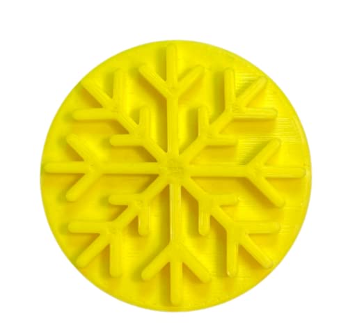 The Cookie Cutter Hub Snowflake Embosser/Stamp for Cupcakes Fondant Icing Clay Cake Baking Decoration