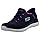 Skechers Women's Hands Free Slip-Ins Summits Dazzling Haze Sneaker, Navy/Hot Pink, 8 M US
