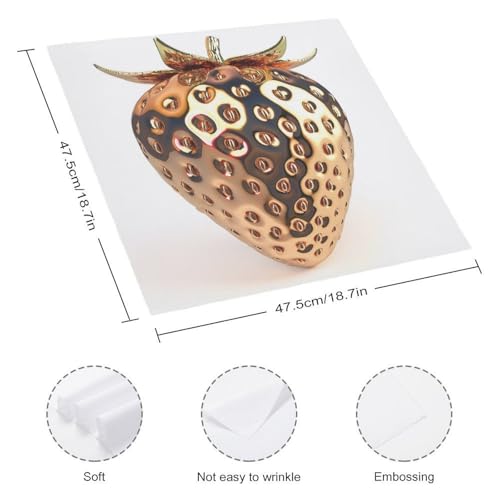 Servilletas de tela blancas cuadradas pack x6 miniatura 2