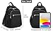 DOKUDOKU Small Nylon Backpack Mini Casual Daypack Lightweight Backpack for Women (BLACK)