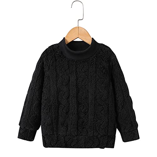 Toddler Children Boys Girls Winter Long Sleeve Solid Hoodie Sweatshirt Tops Girl's Boy's Sweatshirt Hoodies Pullover