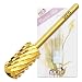 USA Pana 3/32" Safety Nail Carbide - Smooth Round Top Large Barrel Head for Electric Dremel Drill Machine - Grit Size: (2XC, XC, C, M, F, XF) (Triple Coarse (3XC) GOLD)