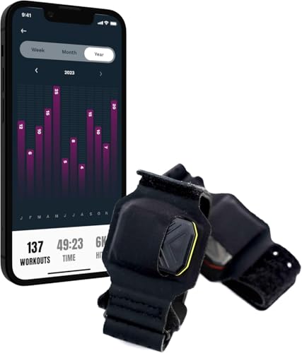 PunchLab Sensores Bluetooth para boxeo, rastreador de entrenamiento interactivo, seguimiento en tiempo real del rendimiento