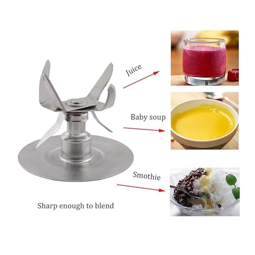 Lame de mixeur compatible avec Oster Ice Juicer couteau 6 Leaf XT - 3
