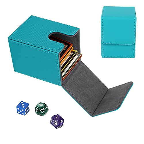 kyaoayo Deck Boxes for Collecting 100+ Cards, Trading Card Box with 2 Dividers - Image 3