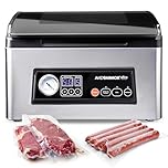 Avid Armor Chamber Vacuum Sealer Machine USV32 Ultra Series, Vacuum Food Sealer for Wet Foods, Meat Sealers Vacuum Packing Machine, Compact Vacuum Chamber Sealer with 11.5 - Inch Vacuum Sealer Bar