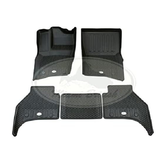 Black Rubber Floor MATS Defender 110 STD Base VPLES0552 OEM