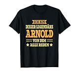 Lustiges Männer Geschenk. Arnold Design Geschenk Idee für Arnold.