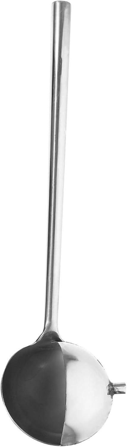 Cabilock Stainless Steel Gravy Ladle for Soup and Sauce Pouring Kitchen Accessory for Home and Restaurant Use Ergonomic Design for Easy Serving
