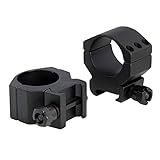 CCOP Men's AR-3003WM Picatinny Weaver Mount Medium Profile Riflescope Ring, 30mm, Black