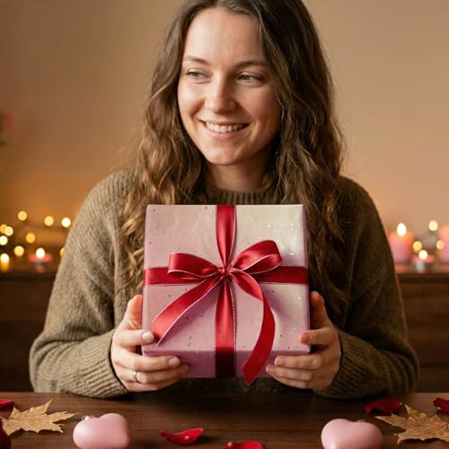 Image of Pink Glitter Tissue Paper for Gift Bags 36 Sheets 14x20 Inch - Recyclable Wrapping Paper for Weddings, Birthdays, Party & Festival Decorations DIY Craft Supplies