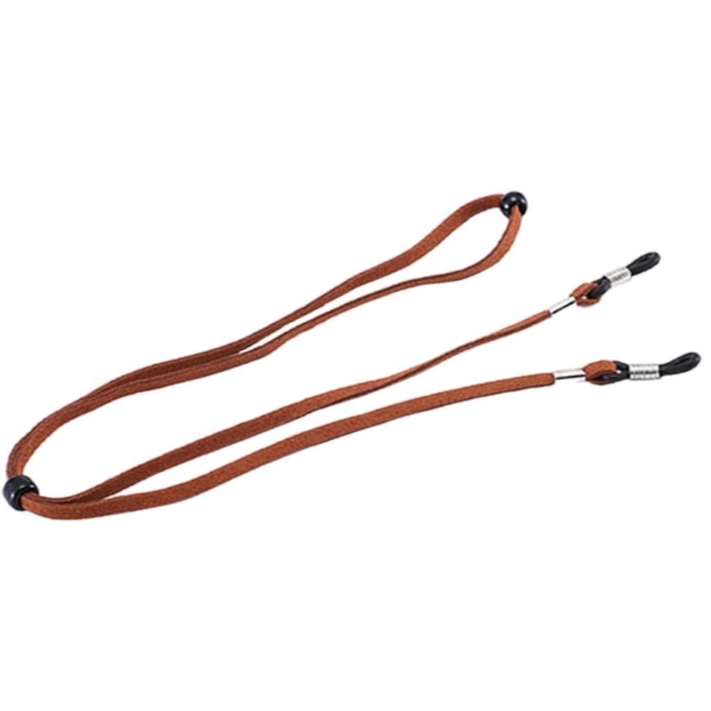 ™ 3xEyeglass Strap Non-Slip Stretchy Universal Rope Eyewear Retainer Sports Dark Brown | Vision Care-image-35