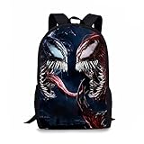 Backpack 17 Inch Laptop Backpack Movie Travel Backpack Fashion Durable Shoulder Bags with Side Pockets for Boys Girls Adult