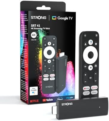 STRONG - Streaming Box Android TV 4K UHD - SRT41 - Google TV HDMI...