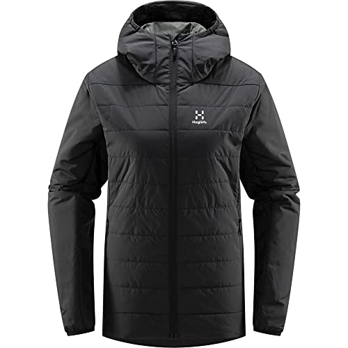 Doudoune Mimic Silver Hood Jacket Femme Haglöfs chaude pour la randonnée
