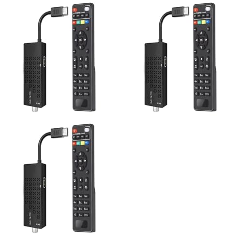 ISTOVO 3X Descodificador TDT HD Sintonizador TDT HD Compatible con Decodificador DVB T2 H265 HD Euroconector TDT HD Full HD 1080p para WiFi Enchufe UE