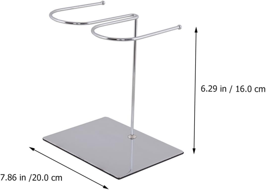 Stainless Steel Boots Display Rack for Shoe Store Indoor Silver