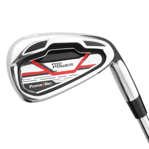 Powerbilt Pro Power Complete Graphite Golf Club Set for Men with Stand Bag, Left Handed