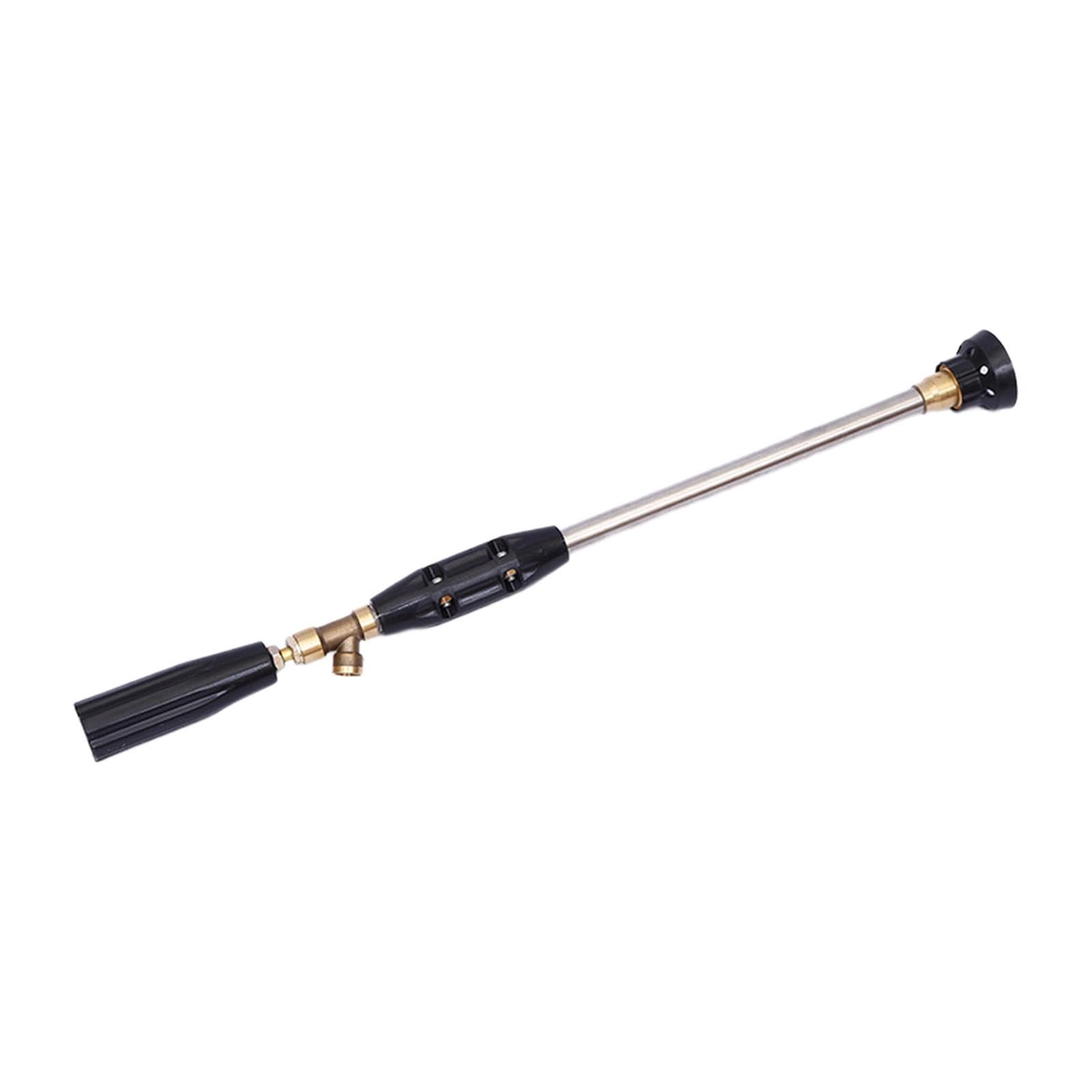 KESOTO Pulverizador de Agua de Alta Presión Rociador Regulable Portatil de Acero Inoxidable Herramienta Resistente para Riego de Jardines Accesorio para, Los 90CM