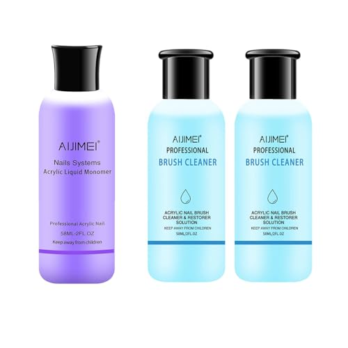 Acrylic Monomer & Brush Cleaner, 58 ml, Nail Kit miniatura 1