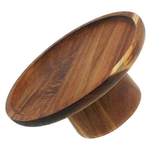 Plateau bois massif stable anti-basculement pour servir vos fruits et desserts sans risque