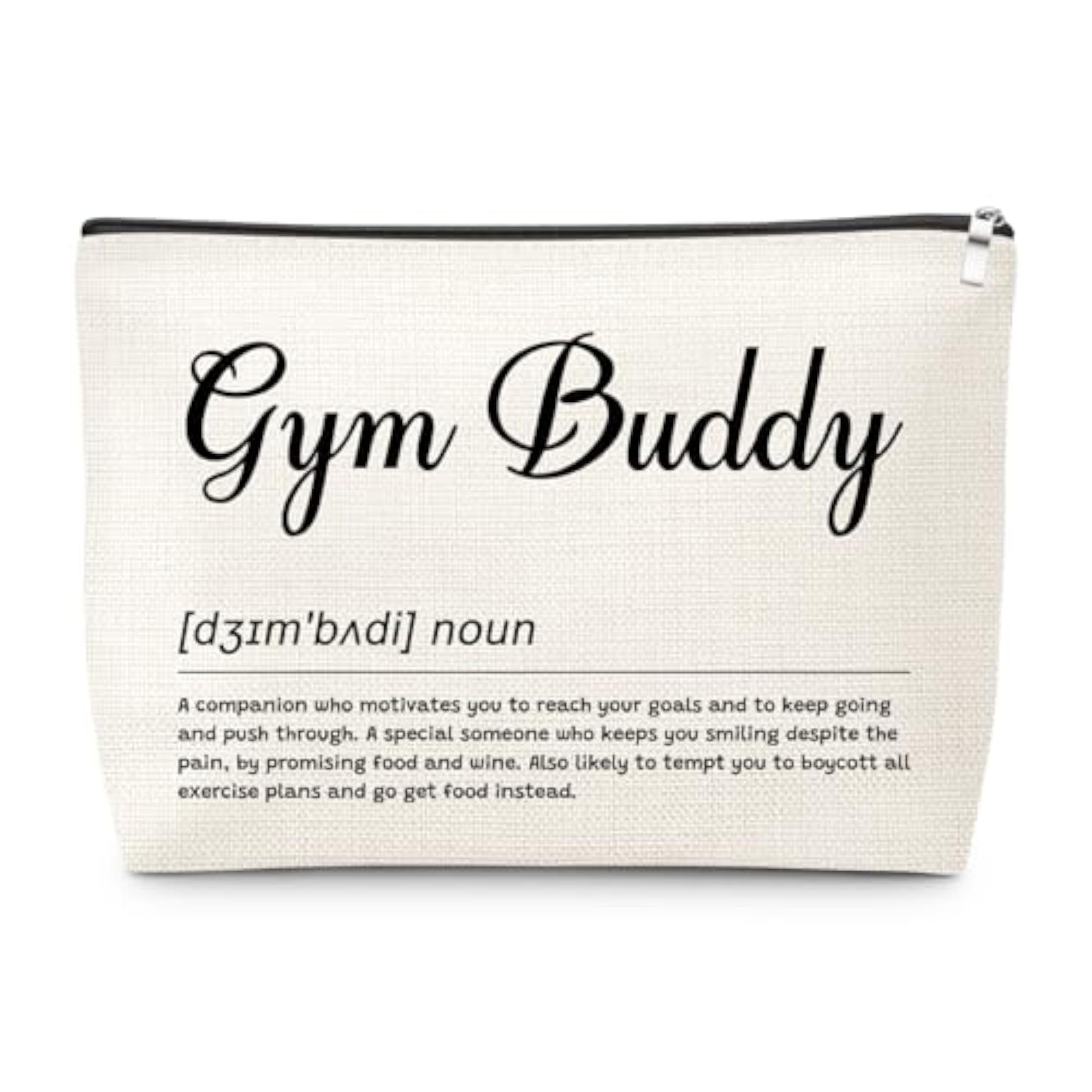 Fitness Lover Gift Makeup Bag, Gym Partner