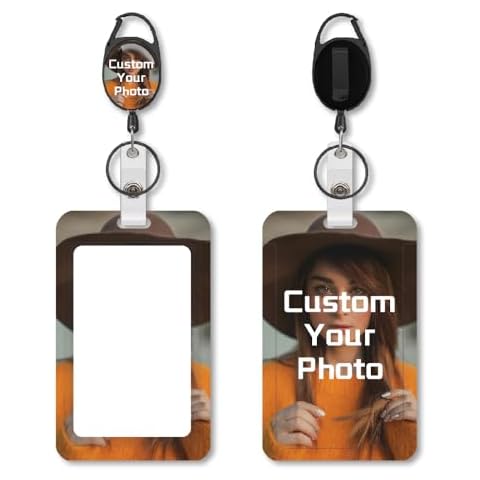 JBKHDTB-Carabiner Badge Reel Custom Personalized Retractable Badge Card Holder Clip by Bulk Premium Badge Cover