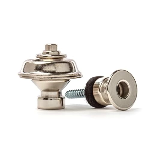 JIM DUNLOP Straplok Traditionnel - Nickel Saco de 2, Cierre de cinturón