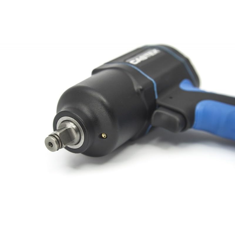 CASTEX - Chiave a impulsi pneumatica 1/2" 1600 Nm TWIN HAMMER – leggera, potente, regolazione della coppia, rotazione sinistra/destra – modello PCAS-001