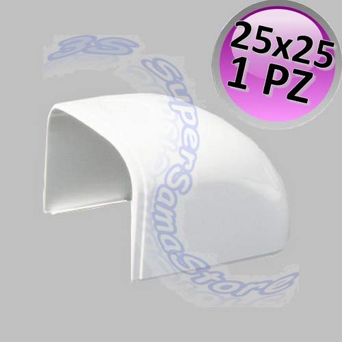 Tappo Terminale Per Canalina 25X25 Mm - 1 Pz