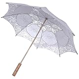 Decorazione multiuso: oltre ai matrimoni, questo ombrello in pizzo è perfetto per baby shower, feste a tema, eventi in giardino o esposizioni al chiuso..È tanto un pezzo d'arredamento quanto un accessorio pratico.