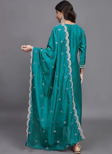 Image of Florely Women's kurti set for woman | kurta sets for woman | Cotton Kurta Set for Women | Embroidered Kurta Set for Women | Kurta Set with Pant Dupatta | 3 Piece Kurti Set | trending kurta women 2026