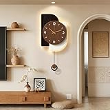 Orologio da parete decorativo con luce LED per negozi, uffici, salotti